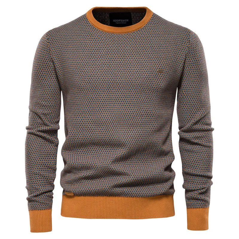 Silas™ – Sweater with check pattern