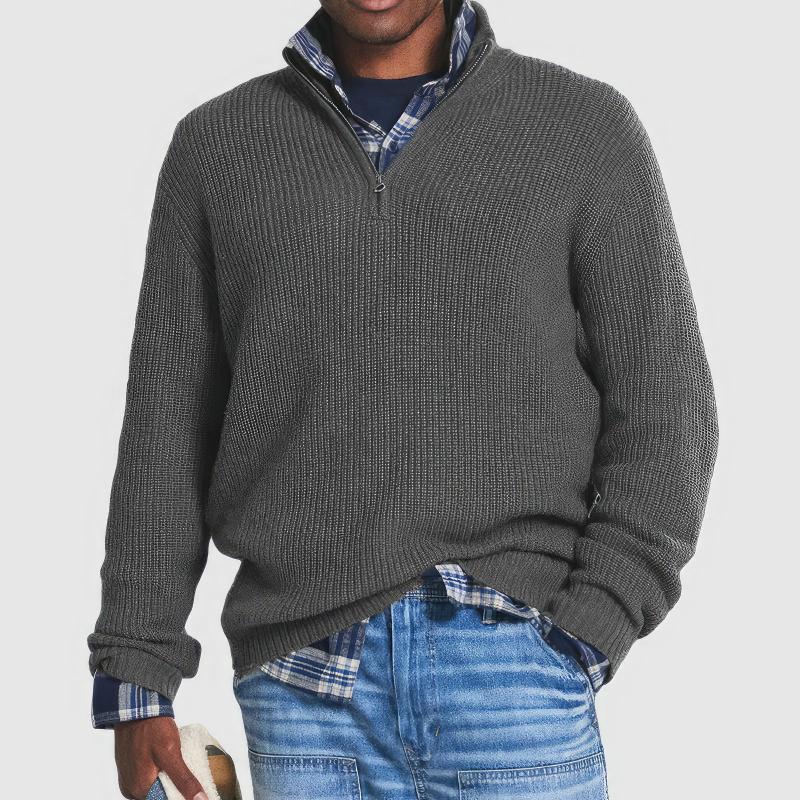 Luvo™ - Knitted quarter zip