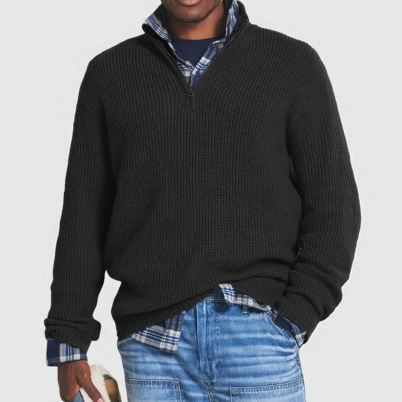 Luvo™ - Knitted quarter zip