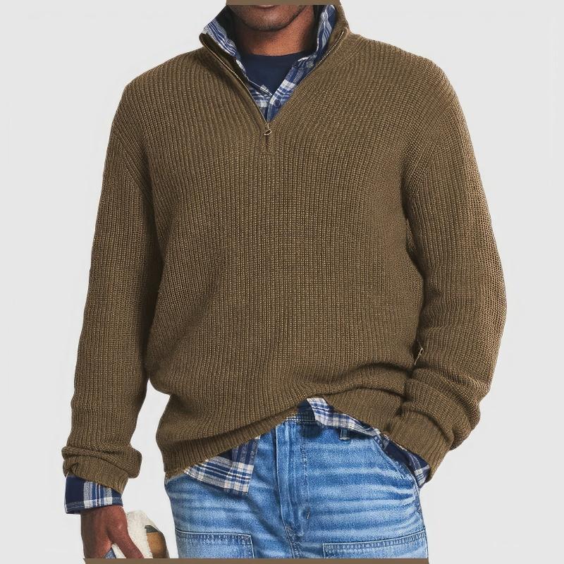 Luvo™ - Knitted quarter zip
