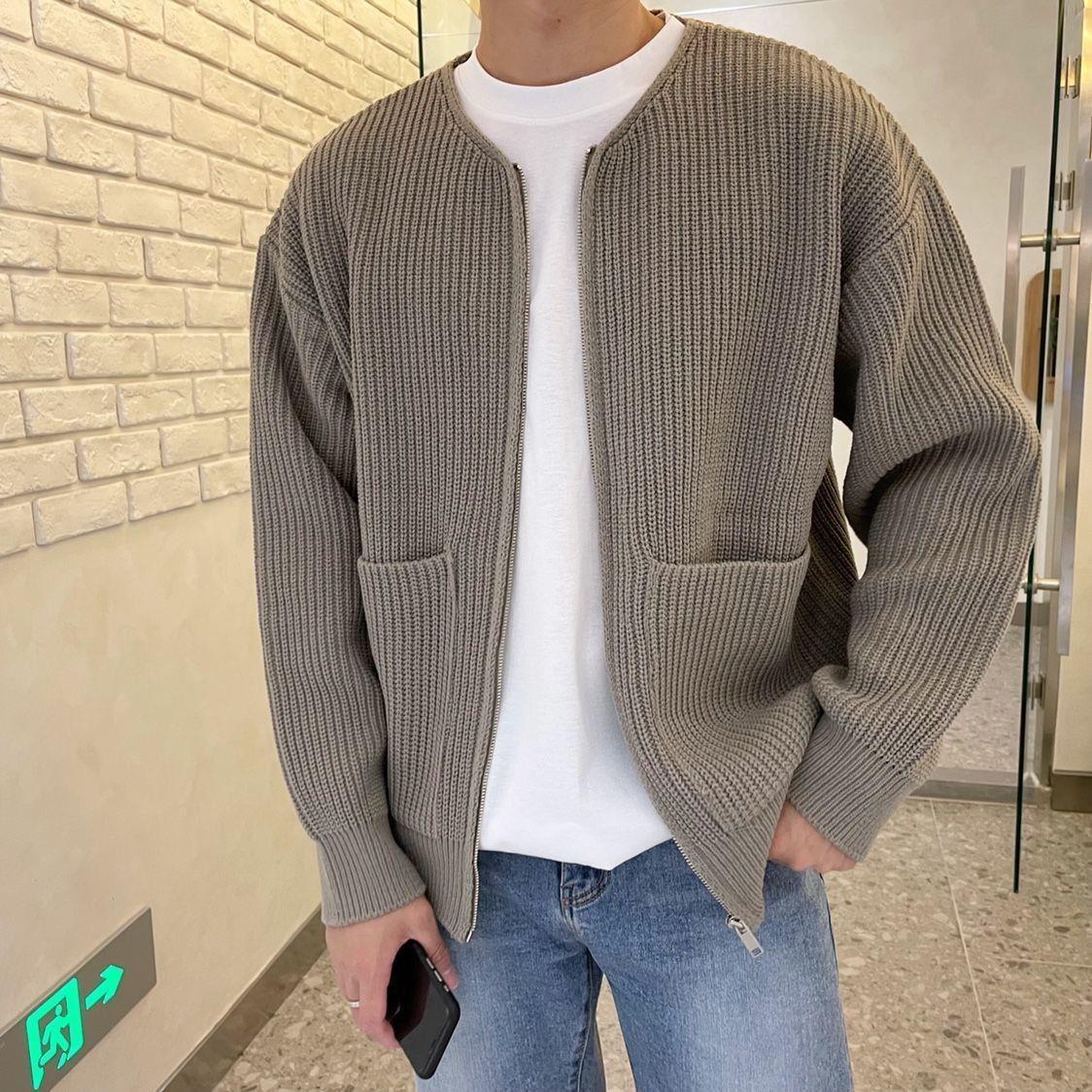 Liam™ - Lightweight knitted zip sweater