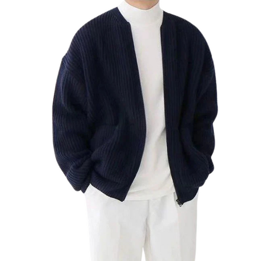 Liam™ - Lightweight knitted zip sweater