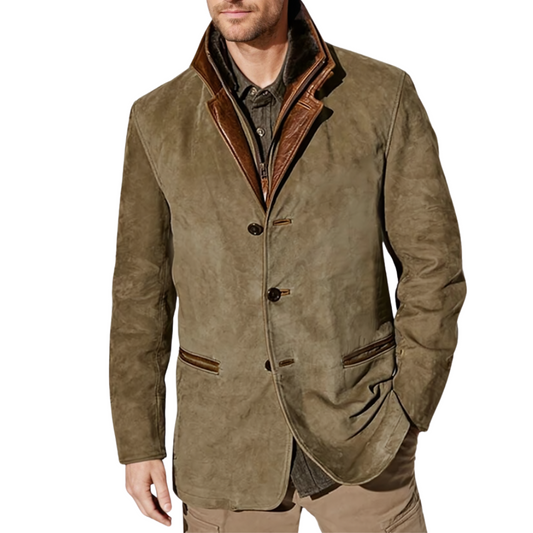 Lukaz™ - Stylish vintage suede coat
