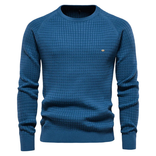 Emilian™ - Sweater with grid pattern
