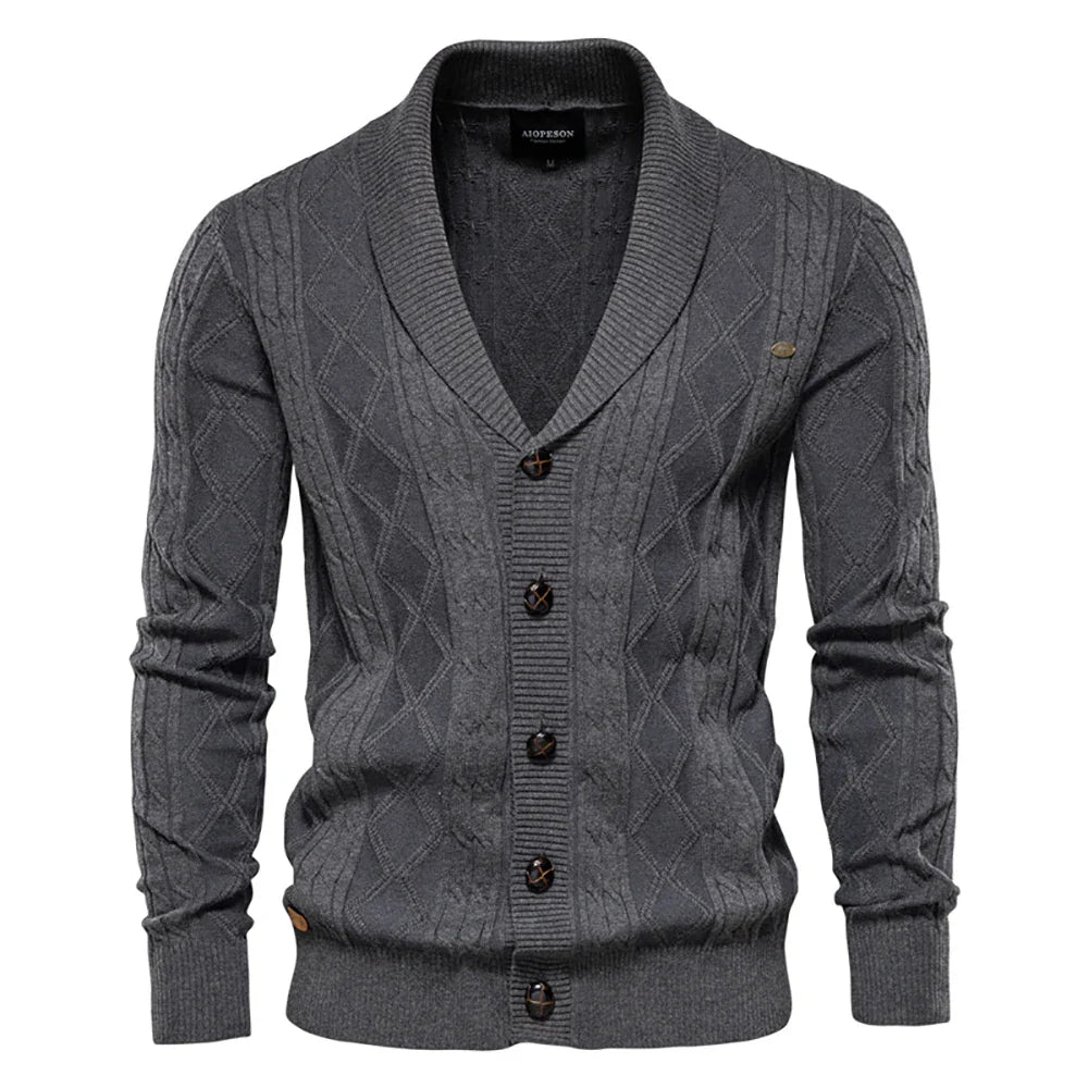 Axel™ - Luxury button-up cardigan
