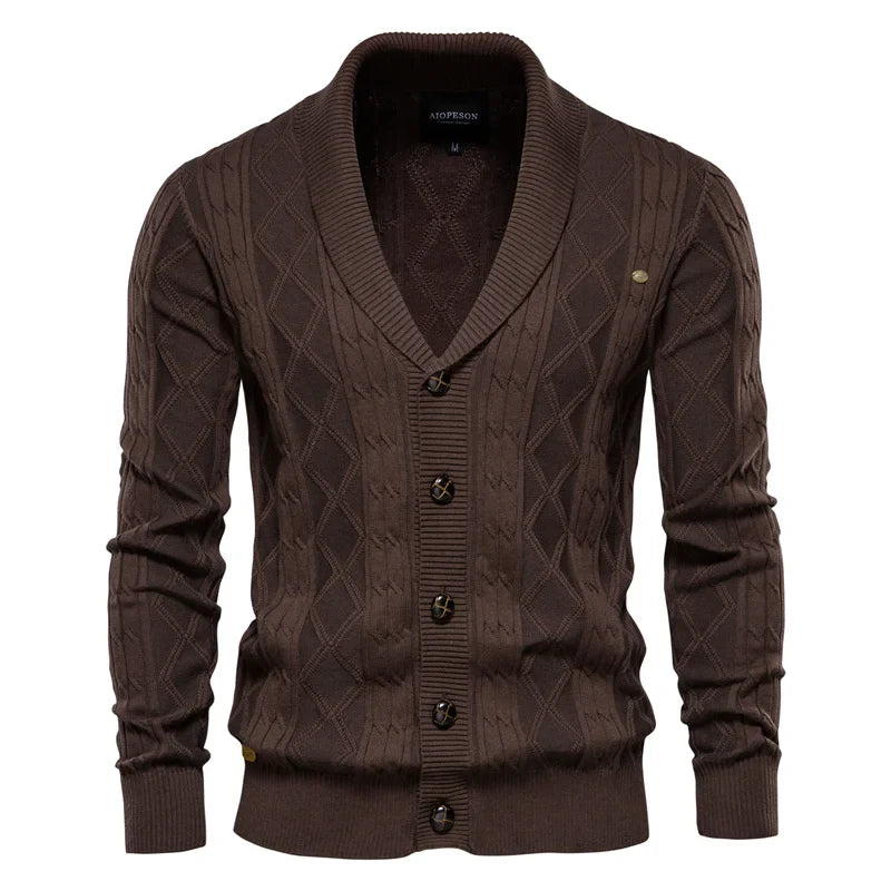 Axel™ - Luxury button-up cardigan