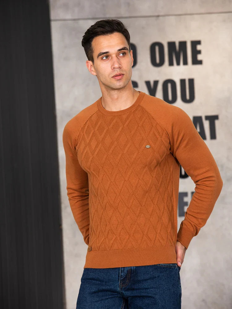 Ivar™ - Sweater with checkered design
