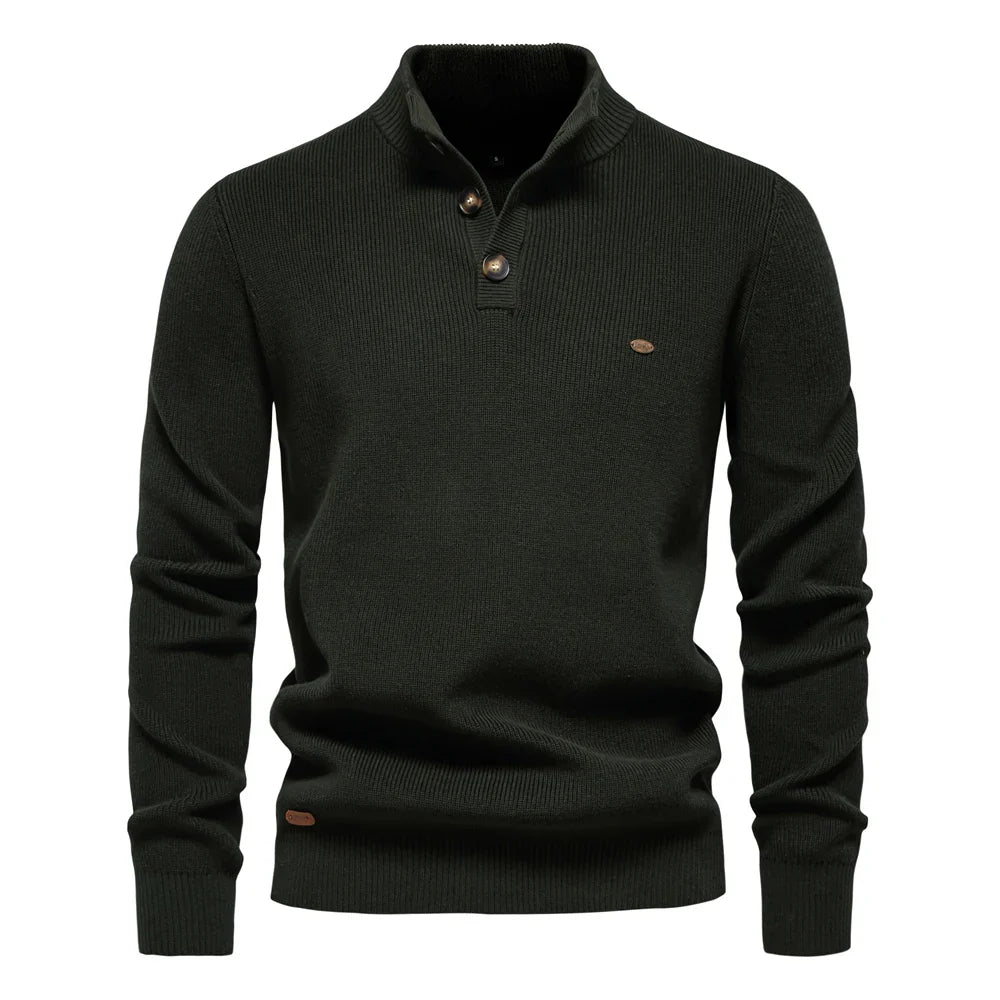 Emil™ - Sweater with button design