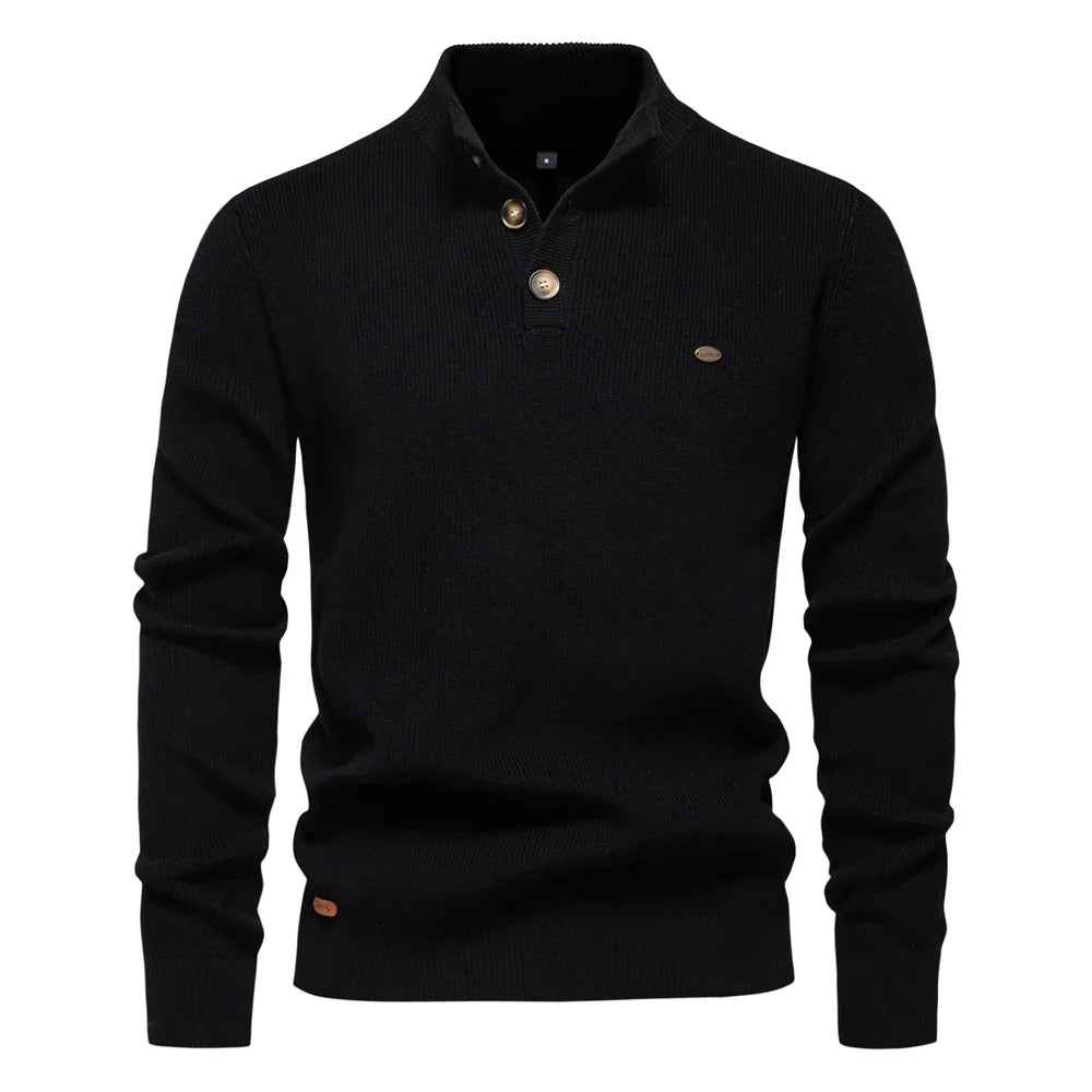 Emil™ - Sweater with button design