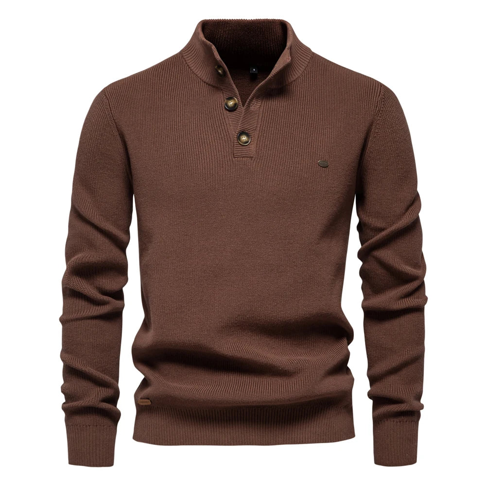 Emil™ - Sweater with button design